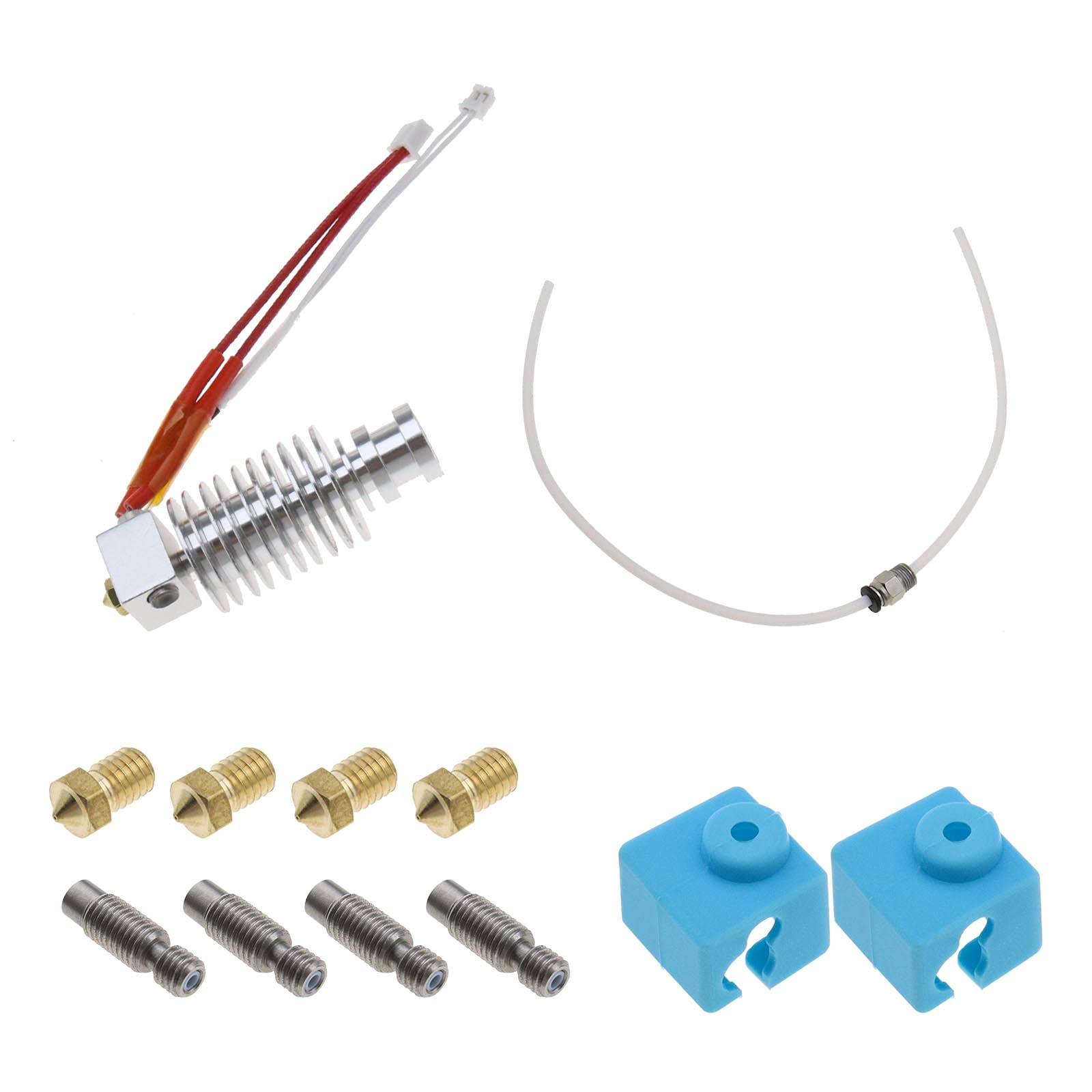 YINETTECH 11 Teilige 12V 40W J-Head Hotend Extruder Kit Kompatibel mit E3D-V5 Anycubic Mega I3 / I3-X YINETTECH 11 Teilige 12V 40W J-Head Hotend Extruder Kit Kompatibel mit E3D-V5 Anycubic Mega I3 / I3-X von YINETTECH