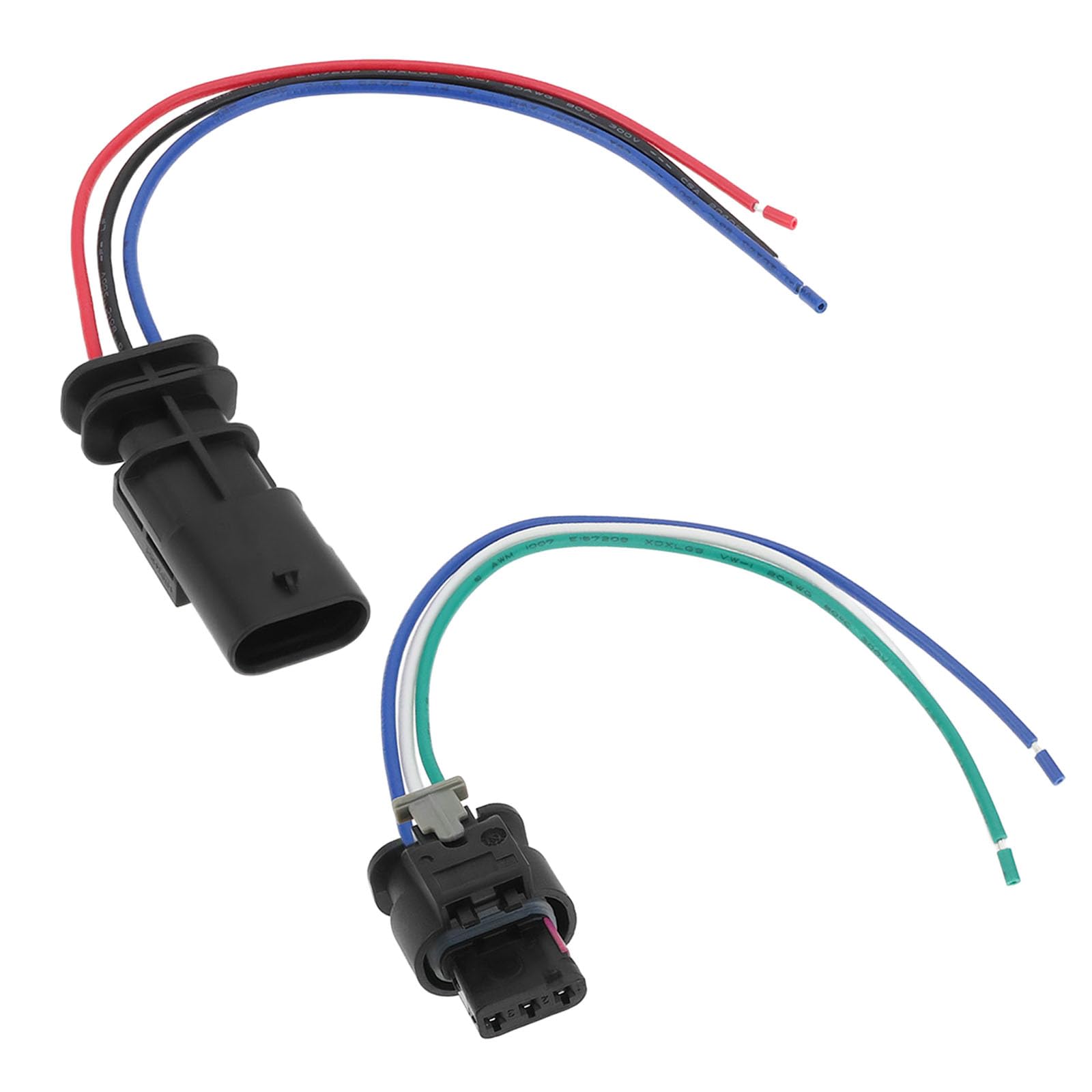 YINETTECH 2 Stück 3-polige Anschlüsse Pigtail-Stecker Kabelbaum-Adapter 4F0973703 4F0973703A 3C0973203 872658521 Kompatibel mit VW Kompatibel mit Audi 15 cm YINETTECH 2 Stück 3-polige Anschlüsse Pigtail-Stecker Kabelbaum-Adapter 4F0973703 4F0973703A 3C0973203 872658521 Kompatibel mit VW Kompatibel mit Audi 15 cm von YINETTECH
