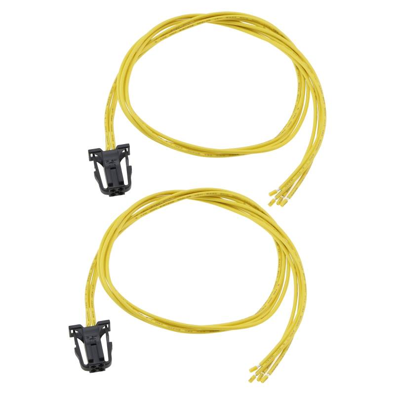 YINETTECH 2 Stück 4-poliger Kfz-Reparaturstecker Kabelbaum Kfz-Scheinwerfer Kabelbaumstecker 3B0972722 Kompatibel mit Volkswagen von YINETTECH