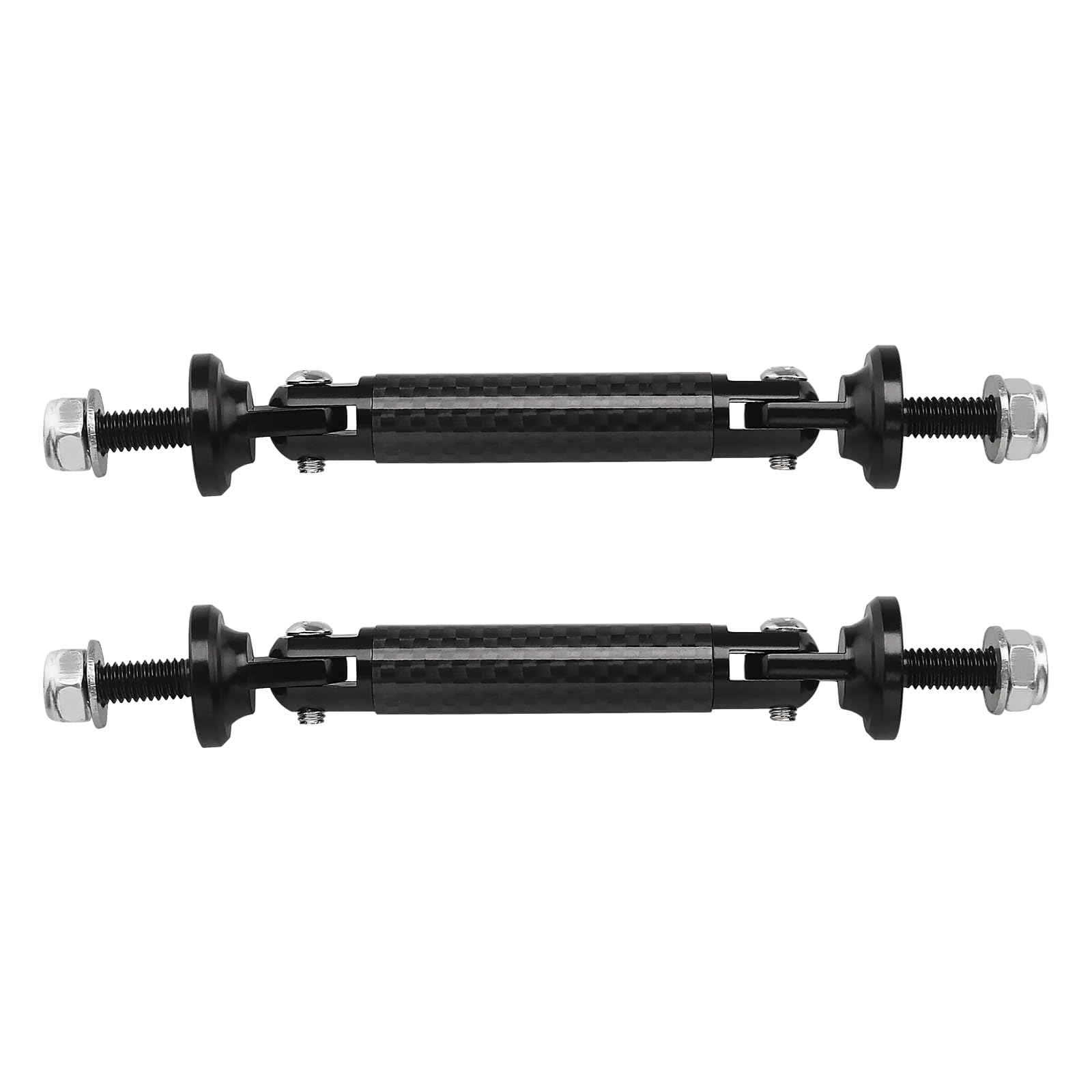 YINETTECH 2 Stück 45 mm verstellbare Stoßstange vorne / hinten Stoßstange Lippe Splitter Strebe Stange Stützstangen Befestigung der Karosserieteile Auto Frontstoßstange feste Halterung von YINETTECH