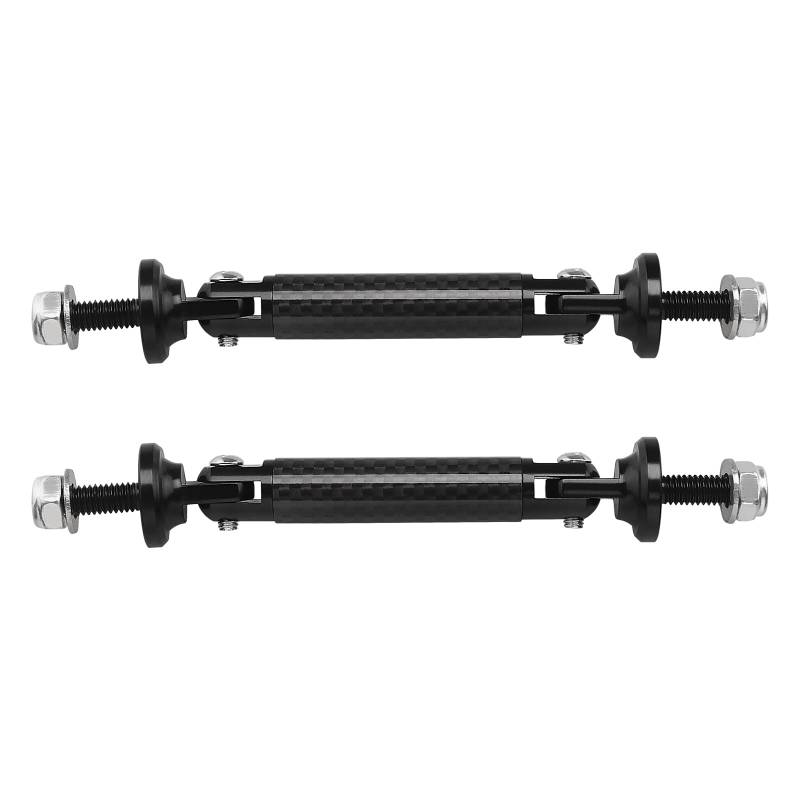 YINETTECH 2 Stück 45 mm verstellbare Stoßstange vorne / hinten Stoßstange Lippe Splitter Strebe Stange Stützstangen Befestigung der Karosserieteile Auto Frontstoßstange feste Halterung von YINETTECH
