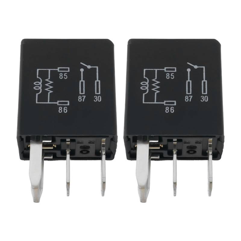 YINETTECH 2 Stück 871E-1A-D-R1 U15 12VDC 35A 4-poliges ISO-Schließer-Mikro-Autorelais für Autos LKWs Industrieanlagen von YINETTECH