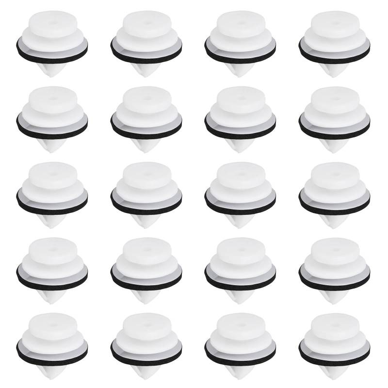 YINETTECH 20 Stück Auto-Kunststoff-Verkleidungs-Clips, Türformhalter, Radlauf-Form-Clip mit Dichtung, LR028939, kompatibel mit Range Rover Sport L49 von YINETTECH