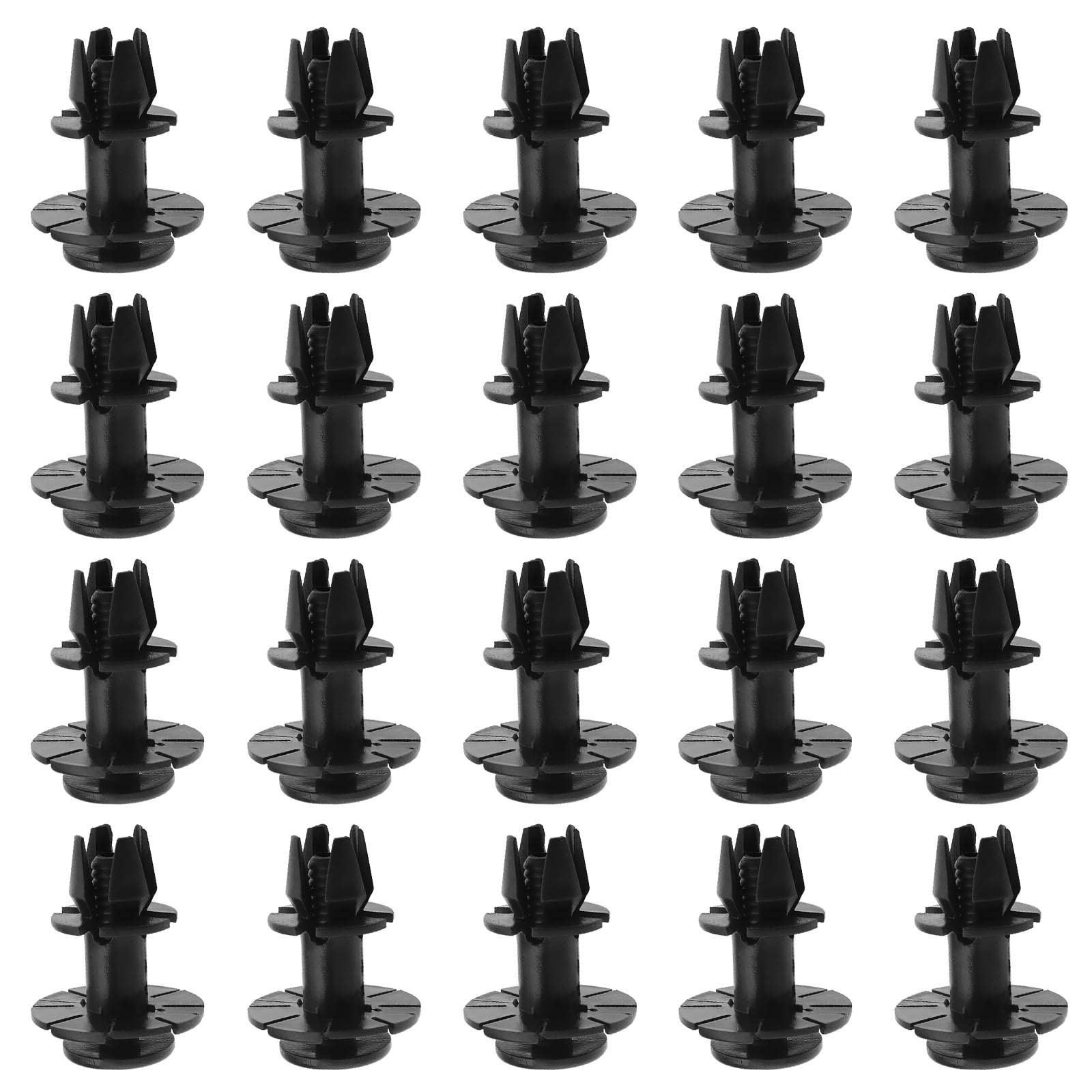 YINETTECH 20 Stück Seitenschweller-Zierleisten-Befestigungs-Clips 07147122912, kompatibel mit 1er-, 3er-, 5er-Serie, E90, E81, E82, E84/X1, X6, Karosserie-Seitenschweller, Beplankungs-Montage-Clips YINETTECH 20 Stück Seitenschweller-Zierleisten-Befestigungs-Clips 07147122912, kompatibel mit 1er-, 3er-, 5er-Serie, E90, E81, E82, E84/X1, X6, Karosserie-Seitenschweller, Beplankungs-Montage-Clips von YINETTECH