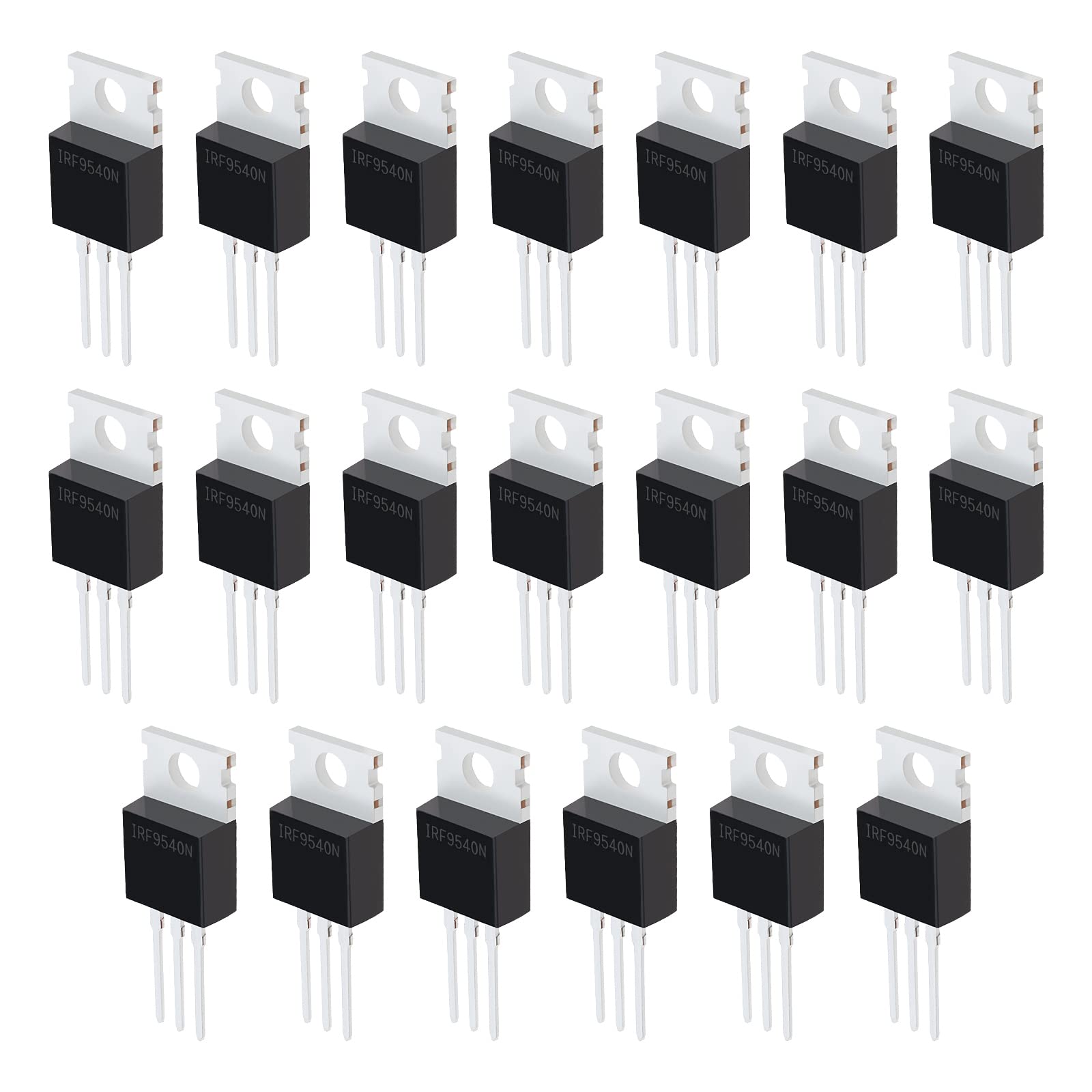 YINETTECH 20 Stücke IRF9540 MOSFET Transistor MOSFET Feldeffektröhren 23A 100V 3 Pin P-Kanal Gleichrichter Elektronisches Zubehör Ersatz YINETTECH 20 Stücke IRF9540 MOSFET Transistor MOSFET Feldeffektröhren 23A 100V 3 Pin P-Kanal Gleichrichter Elektronisches Zubehör Ersatz von YINETTECH