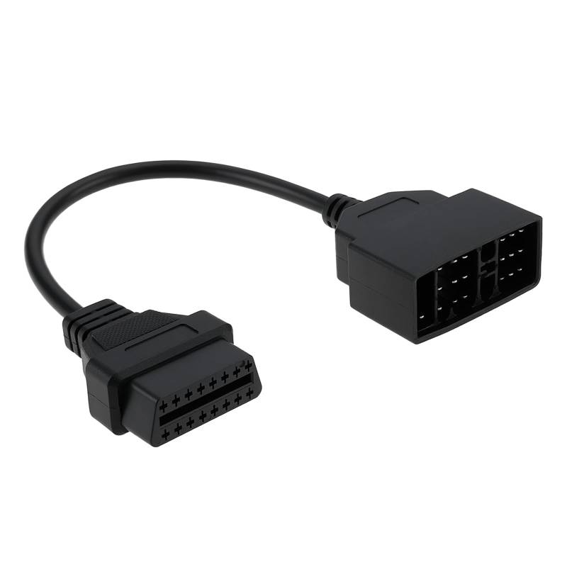 YINETTECH 22-poliges OBD1- auf 16-poliges OBD2-Konverteradapterkabel Kompatibel mit Toyota Kompatibel mit Mazda Diagnosescanner von YINETTECH