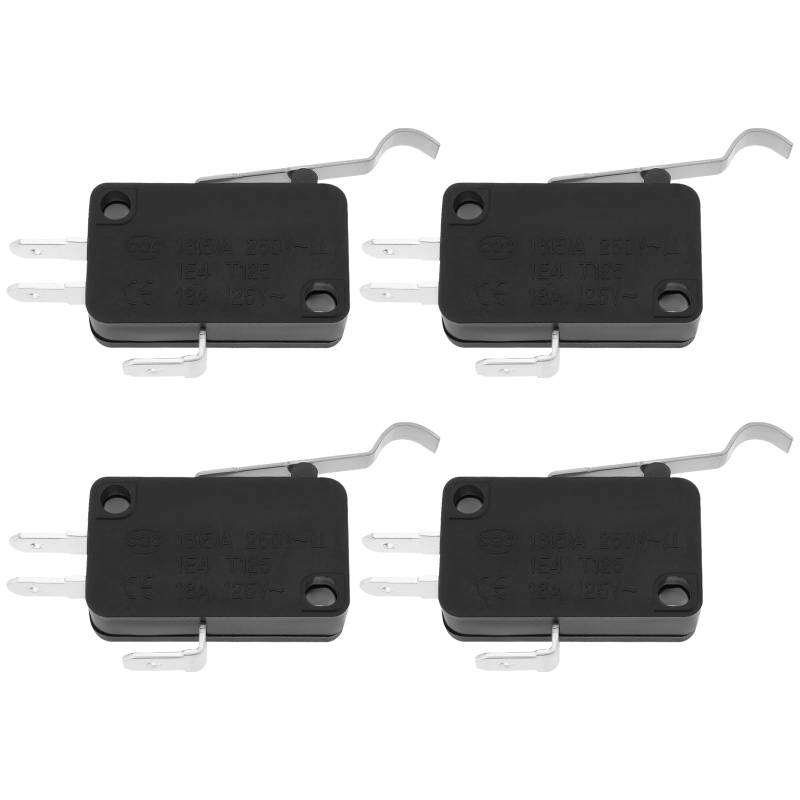 YINETTECH 4x SPDT Mikroschalter Rollenhebel 3-Wege Klemmen Schnappauslöser Schraubmontage Kompatibel mit Honeywell S&C V7-7H15D8-263-1 von YINETTECH