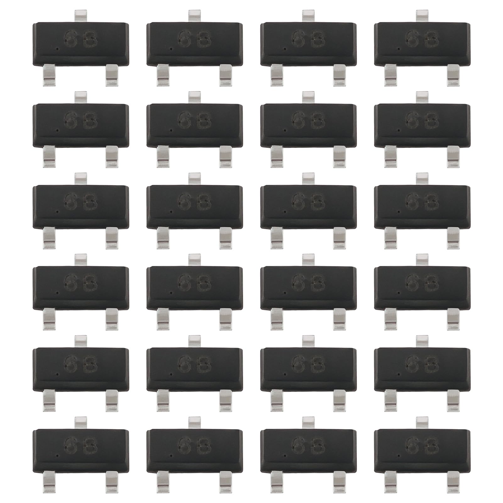 YINETTECH 50 Stück BC807 BC817 Transistor-Schaltverstärker SOT23 Transistor mit Geringem Stromverbrauch Elektronisches DIY-Projekt Mikrowellen-Kommunikationsschaltung Ladeschaltung YINETTECH 50 Stück BC807 BC817 Transistor-Schaltverstärker SOT23 Transistor mit Geringem Stromverbrauch Elektronisches DIY-Projekt Mikrowellen-Kommunikationsschaltung Ladeschaltung von YINETTECH