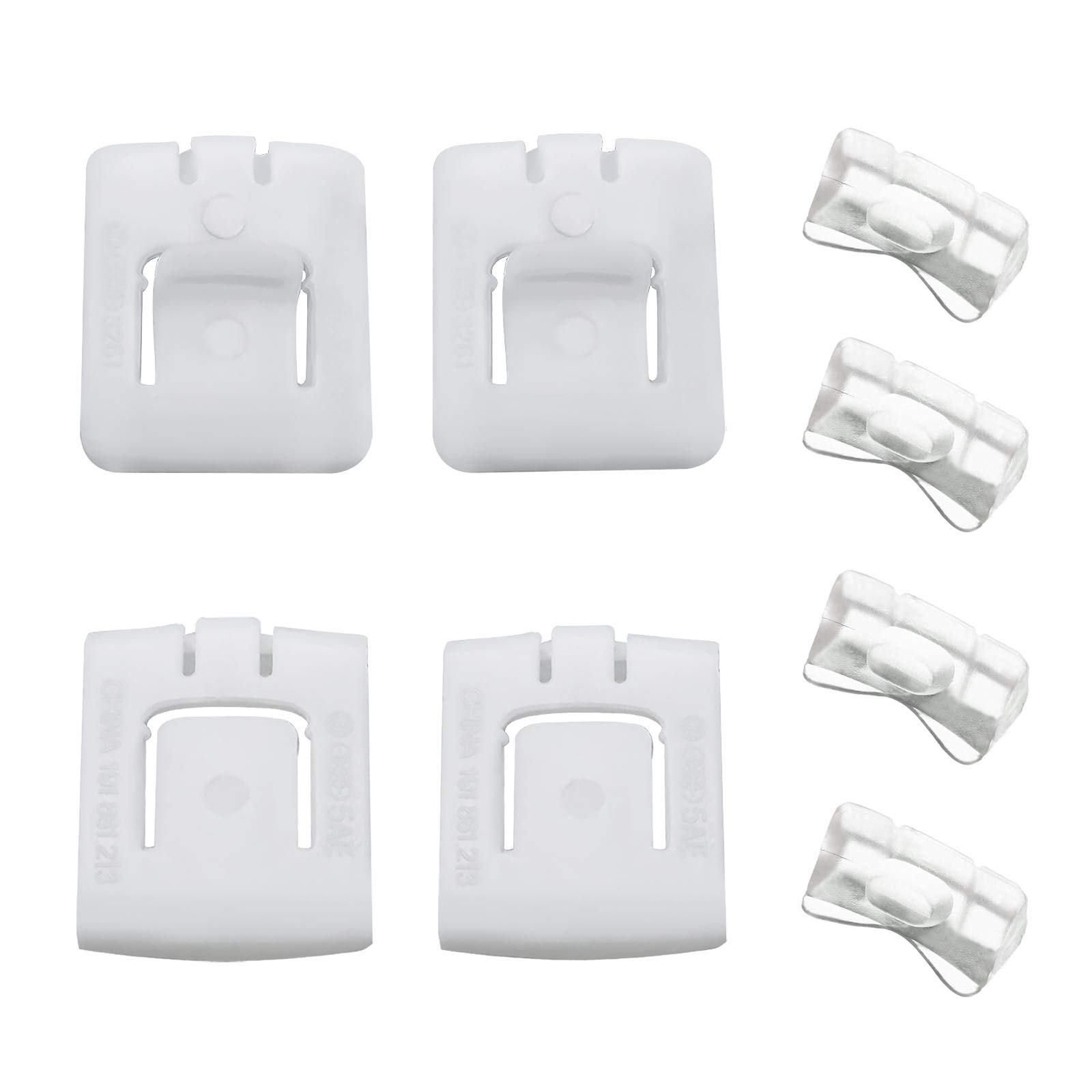 YINETTECH 8 x Autositz-Schienenläufer, Gleitschienen-Clips, Teil-Set 435881203A, Kunststoff-Sitzschnalle, kompatibel mit Golf MK1, MK2, MK3 YINETTECH 8 x Autositz-Schienenläufer, Gleitschienen-Clips, Teil-Set 435881203A, Kunststoff-Sitzschnalle, kompatibel mit Golf MK1, MK2, MK3 von YINETTECH