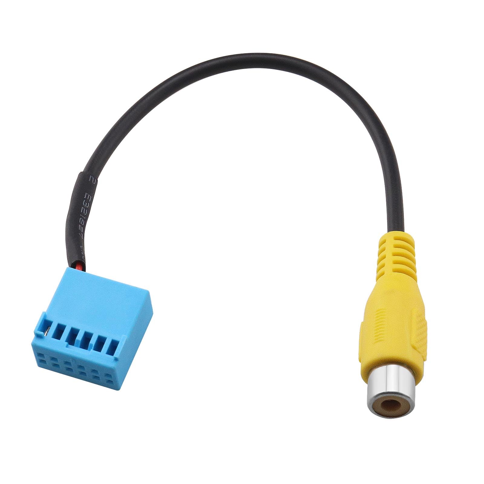 YINETTECH Auto Rückfahrkamera Kabel Video RBG RCA Kabel Adapter Rückfahrkamera MIB Stecker Kompatibel mit VW MIB Radio Oder Sat NAV RCD330 von YINETTECH