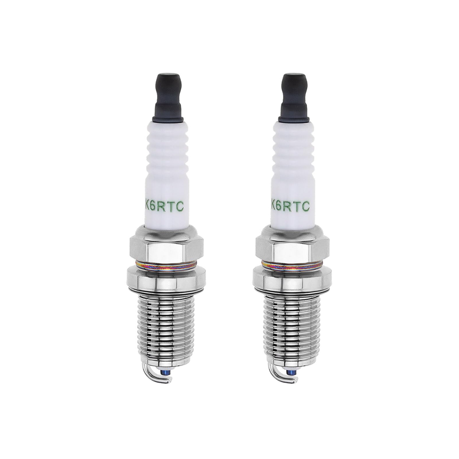 YINETTECH Packung mit 2 Stück Zündkerze Motorzündkerze K6RTC Zündkerze Kompatibel mit Briggs & Stratton 491055S 491055 491055T 805015 Motor YINETTECH Packung mit 2 Stück Zündkerze Motorzündkerze K6RTC Zündkerze Kompatibel mit Briggs & Stratton 491055S 491055 491055T 805015 Motor von YINETTECH
