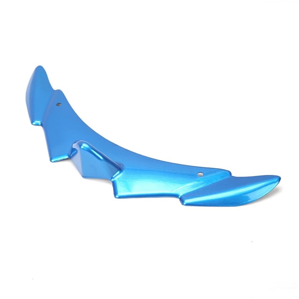 Für FORZA 350 NSS350 Motorrad Schnabel Front Lip Fixed Wing Unterlippe Spoiler Trim Verkleidung Winglets Zubehör(Bright Blue) von YINZO