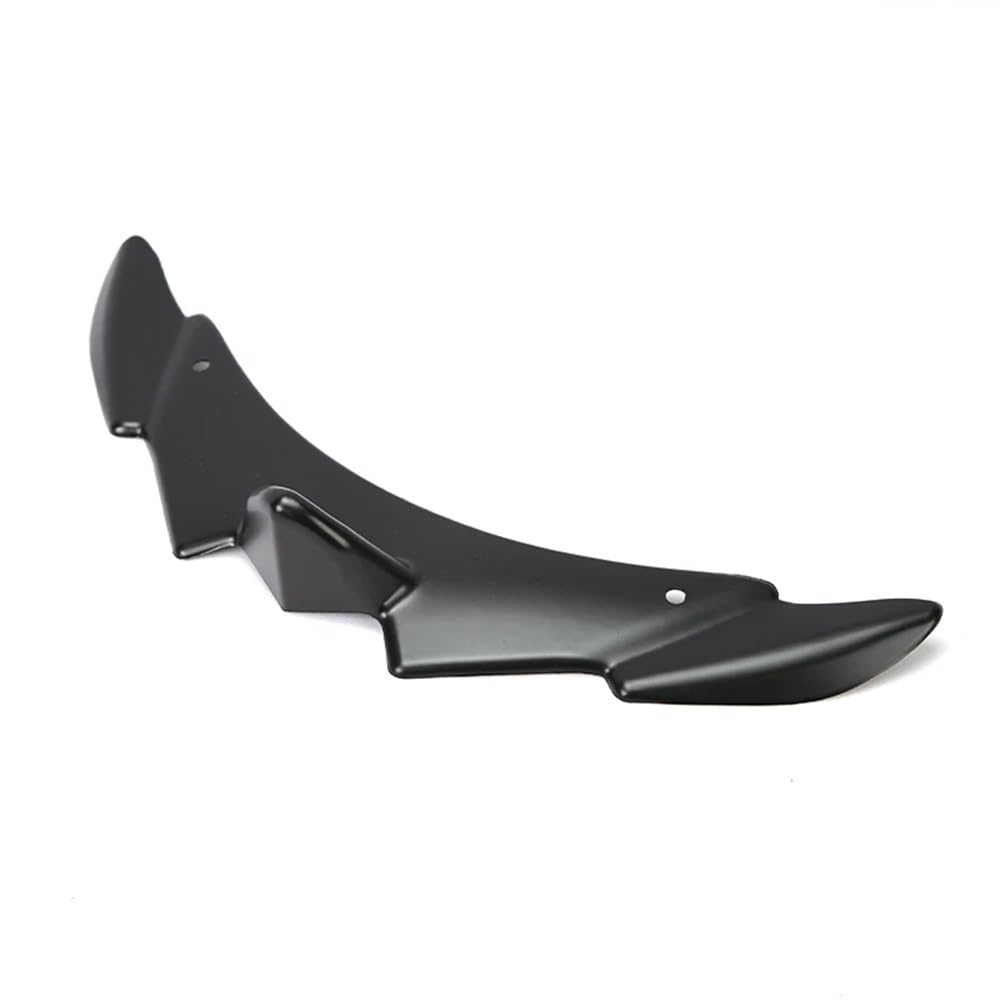 Für FORZA 350 NSS350 Motorrad Schnabel Front Lip Fixed Wing Unterlippe Spoiler Trim Verkleidung Winglets Zubehör(Matte black) von YINZO