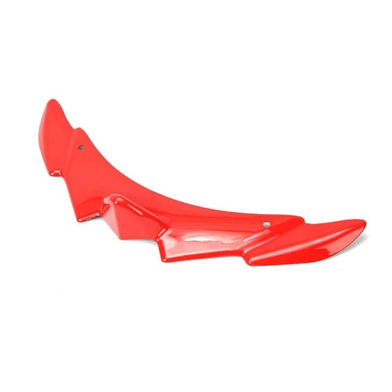 Für FORZA 350 NSS350 Motorrad Schnabel Front Lip Fixed Wing Unterlippe Spoiler Trim Verkleidung Winglets Zubehör(Orange red) von YINZO