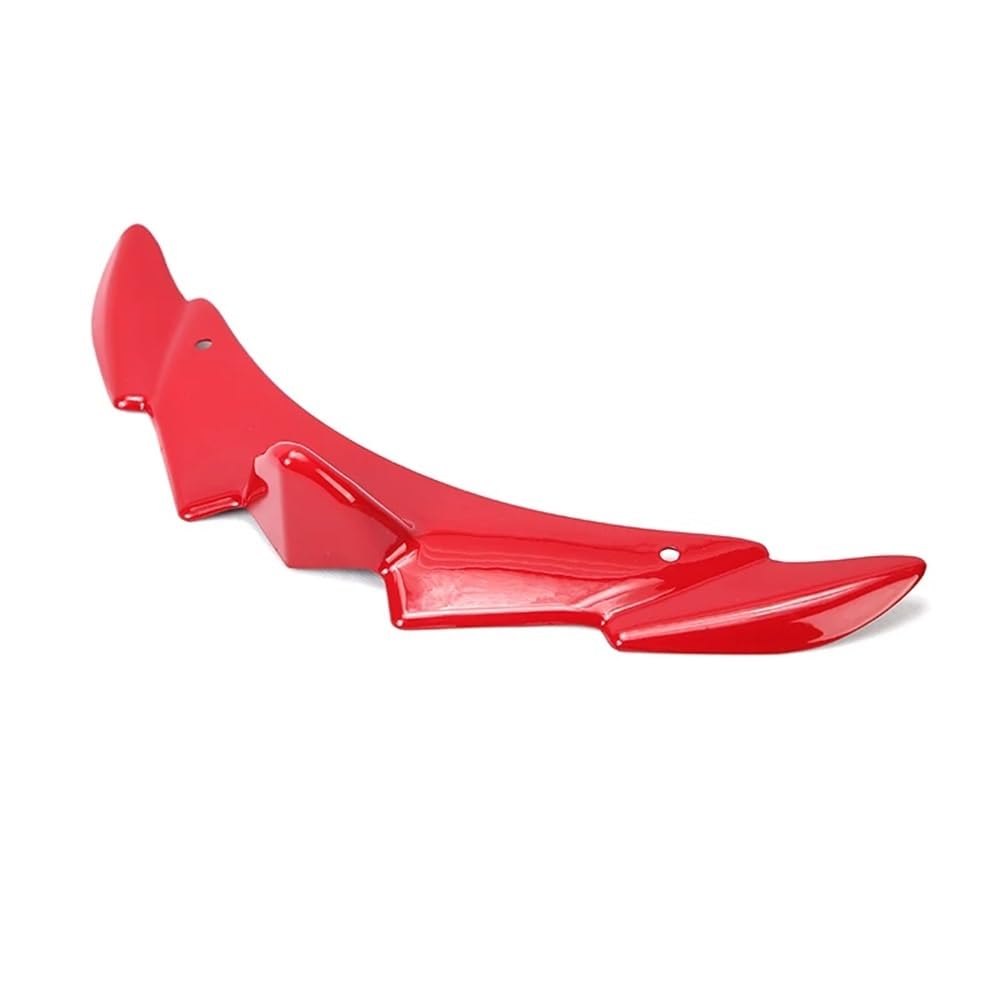 Für FORZA 350 NSS350 Motorrad Schnabel Front Lip Fixed Wing Unterlippe Spoiler Trim Verkleidung Winglets Zubehör(Red) von YINZO
