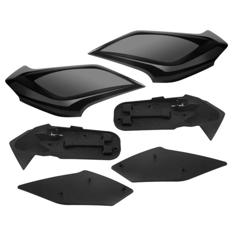 Für K1600GT K1600GTL K1600B GA 2011-2023 Motorrad Zubehör Front Verkleidung Seite Flügel Änderung Spoiler Winglet(Set 1 Black) von YINZO