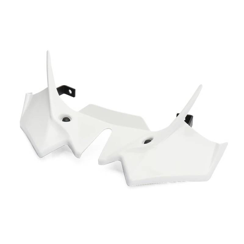 Für Z650 2021-2024 Motorrad Zubehör Frontspoiler Winglets Aerodynamische Flügel Spoiler Front Verkleidung(White) von YINZO