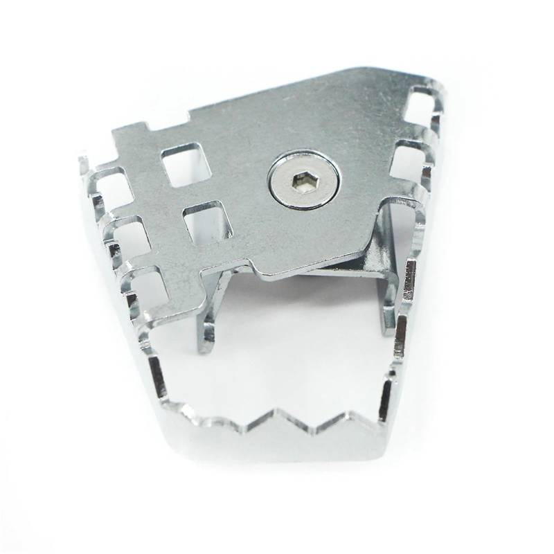 Fussrasten Motorrad Für F650GS F750GS F800GS R1200GS LC R1250GS ADV F850GS Fußbremshebelpedal Vergrößern Verlängerung Hinterradbremse Peg Pad Extender(Silver) von YINZO