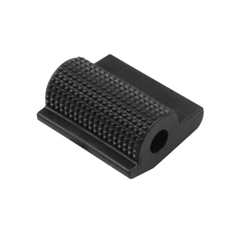 Fußrasten Motorrad Für MT07 MT09 MT10 FZ1 FZ6 FZ8 XJ6 R1 R6 Motorrad-Schalthebel-Fußpolster-Pedal-Gummiabdeckung Universal-Pedalabdeckung(Black-B) von YINZO