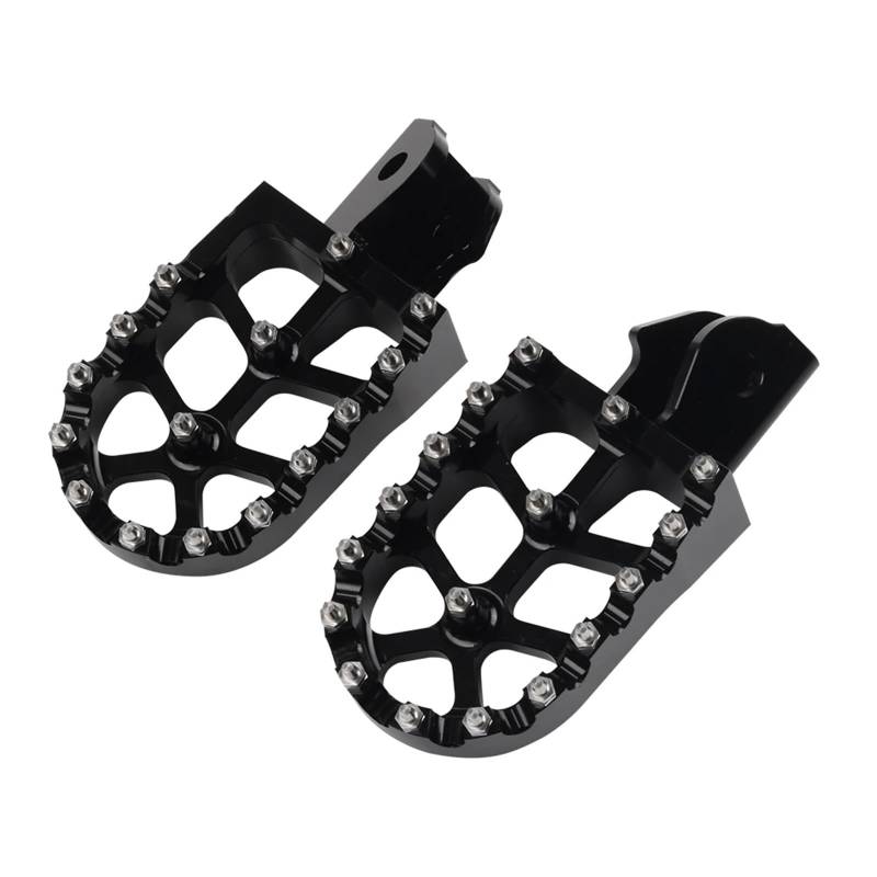 Mootpegs Foot Rest Pedal Für CRF150F CRF230F CRF 150F 230F CRF 150 230 F CRF150 CRF230 F 2019 Motorrad Fußrasten Fußrasten Fußrasten Pegs Pedale(Black) von YINZO