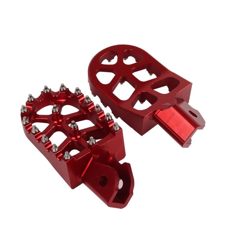 Mootpegs Foot Rest Pedal Für CRF150F CRF230F CRF 150F 230F CRF 150 230 F CRF150 CRF230 F 2019 Motorrad Fußrasten Fußrasten Fußrasten Pegs Pedale(Red) von YINZO