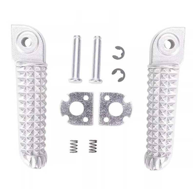 Motorcycle Foot Für YZF600 R6 YZF1000-R1 MT 07 09 XJ6 FZ1 Aluminium Motorrad Vorne Hinten Klapp Fußrasten Pedal Rest Fußrasten Fußstütze(Rear) von YINZO