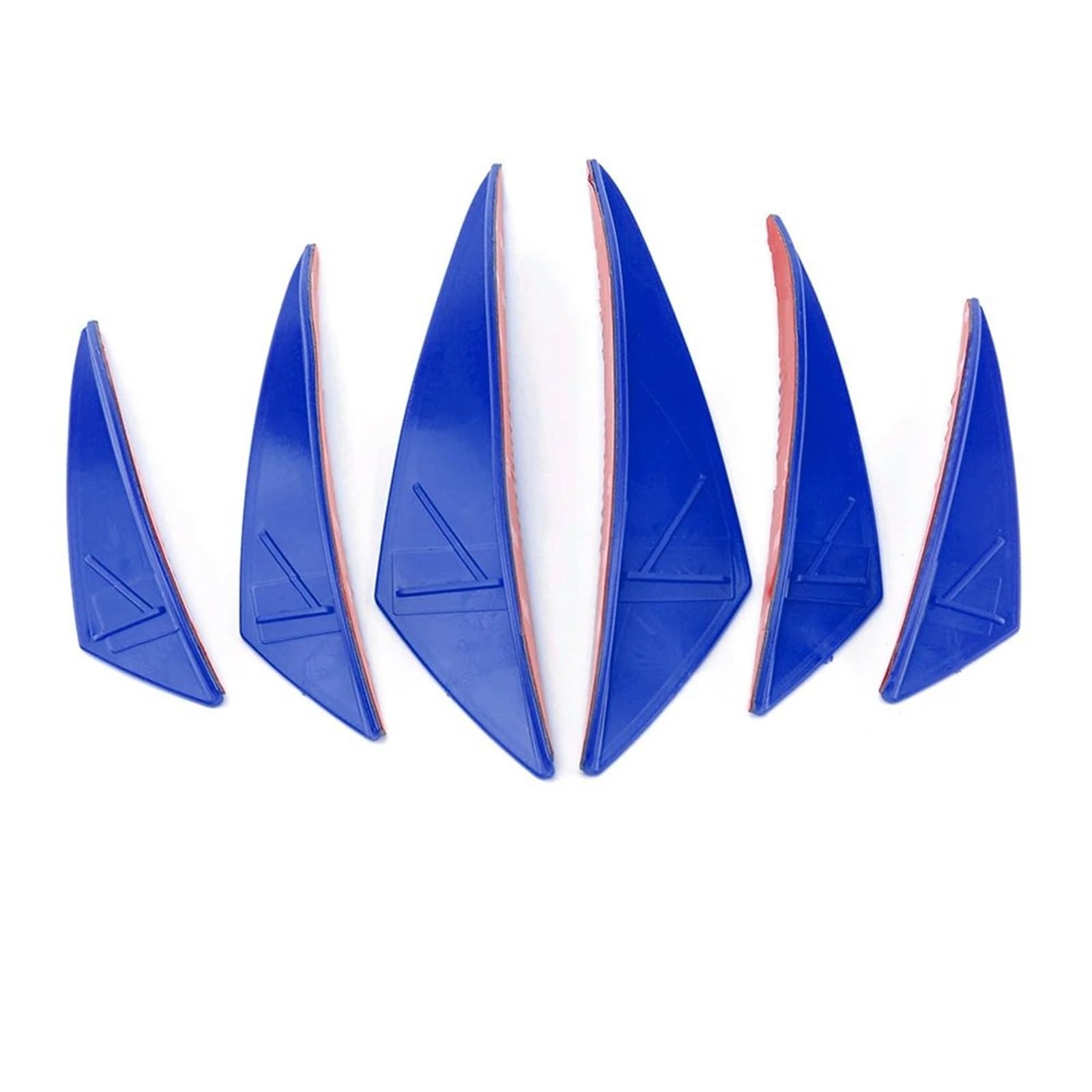 Motorcycle Side Panel Wing Deflectors Für Universal Motorrad Front Winglet Verkleidung Seitenflügel Windschutzscheibe Air Deflektor Aerodynamische Flügel Kit Spoiler(Blue) von YINZO
