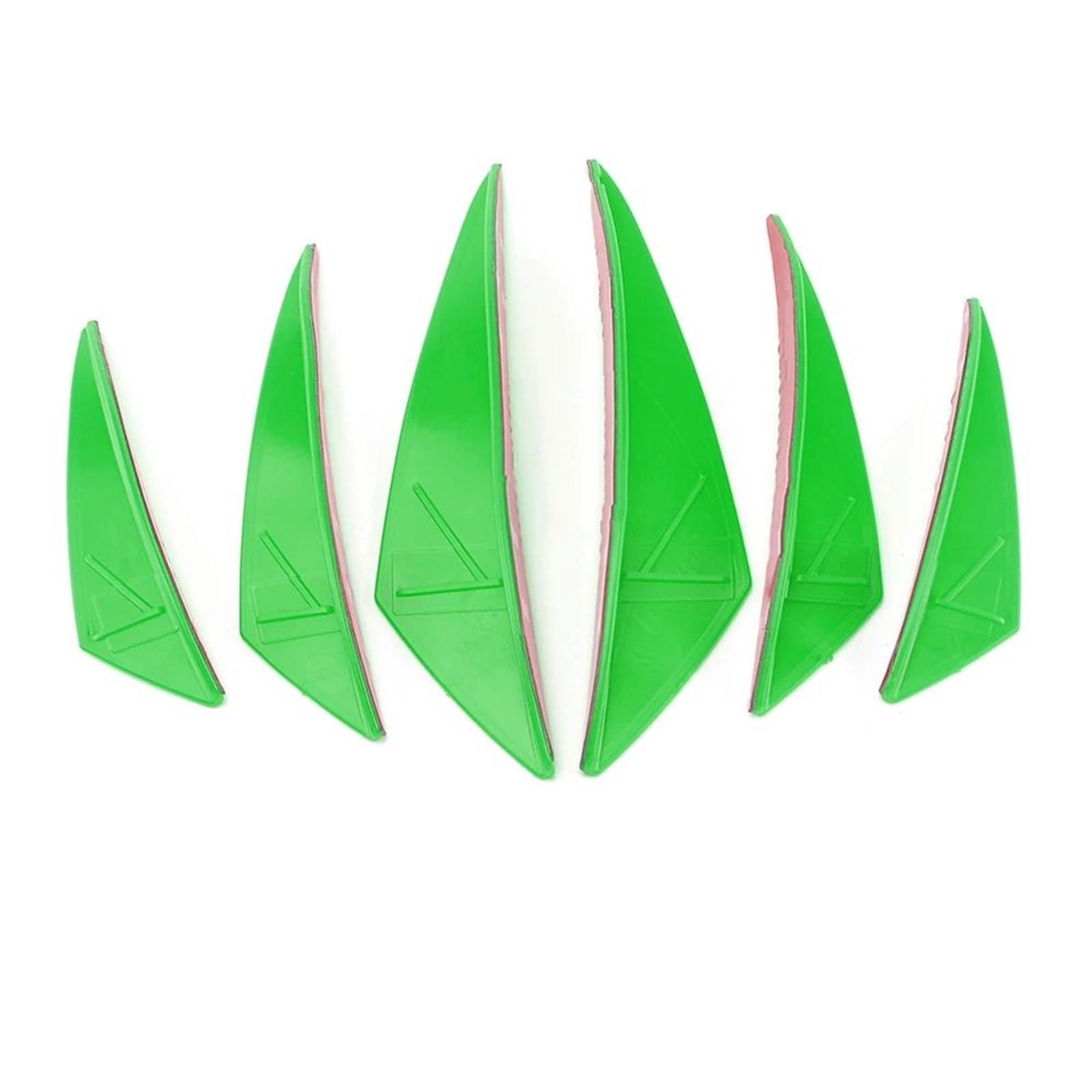 Motorcycle Side Panel Wing Deflectors Für Universal Motorrad Front Winglet Verkleidung Seitenflügel Windschutzscheibe Air Deflektor Aerodynamische Flügel Kit Spoiler(Green) von YINZO