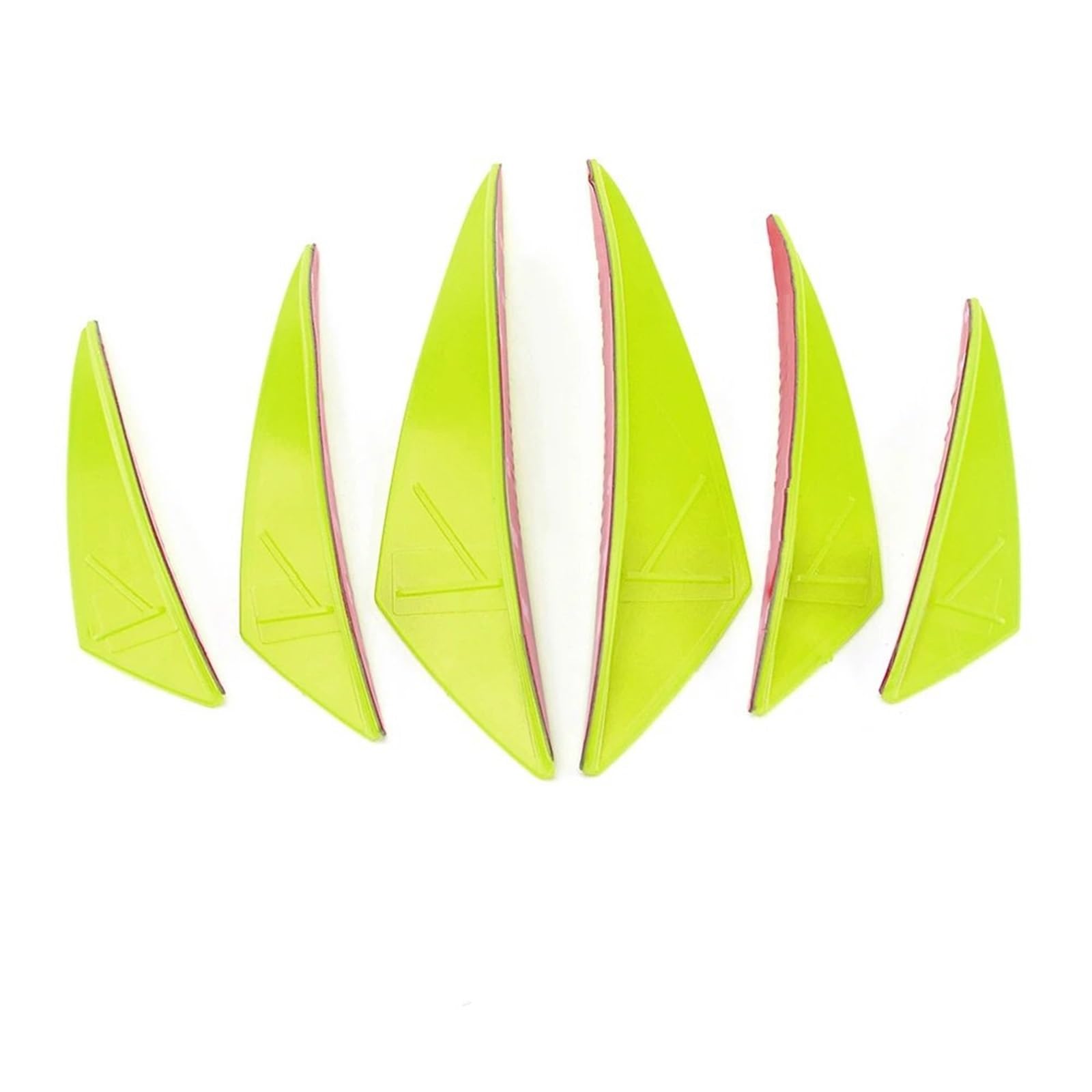 Motorcycle Side Panel Wing Deflectors Für Universal Motorrad Front Winglet Verkleidung Seitenflügel Windschutzscheibe Air Deflektor Aerodynamische Flügel Kit Spoiler(Yellow) von YINZO