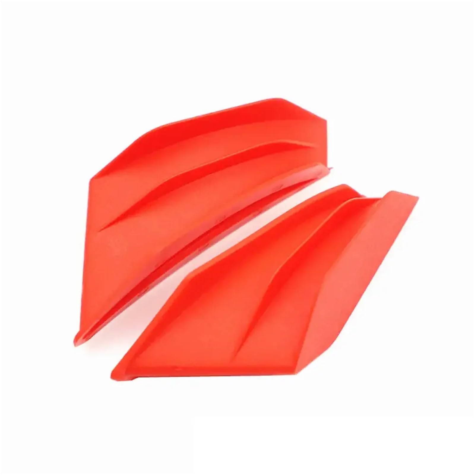 Motorrad Aerodynamische Flügel Seite Verkleidungen Winglets Motorrad Spoiler Flügel Winglet Aerodynamische Seite Flügel Fin Spoiler(Red) von YINZO