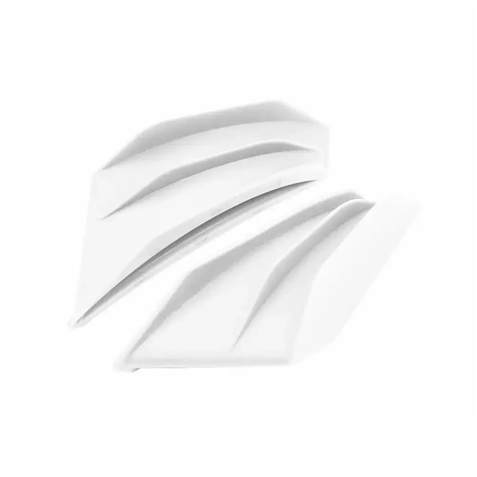 Motorrad Aerodynamische Flügel Seite Verkleidungen Winglets Motorrad Spoiler Flügel Winglet Aerodynamische Seite Flügel Fin Spoiler(White) von YINZO