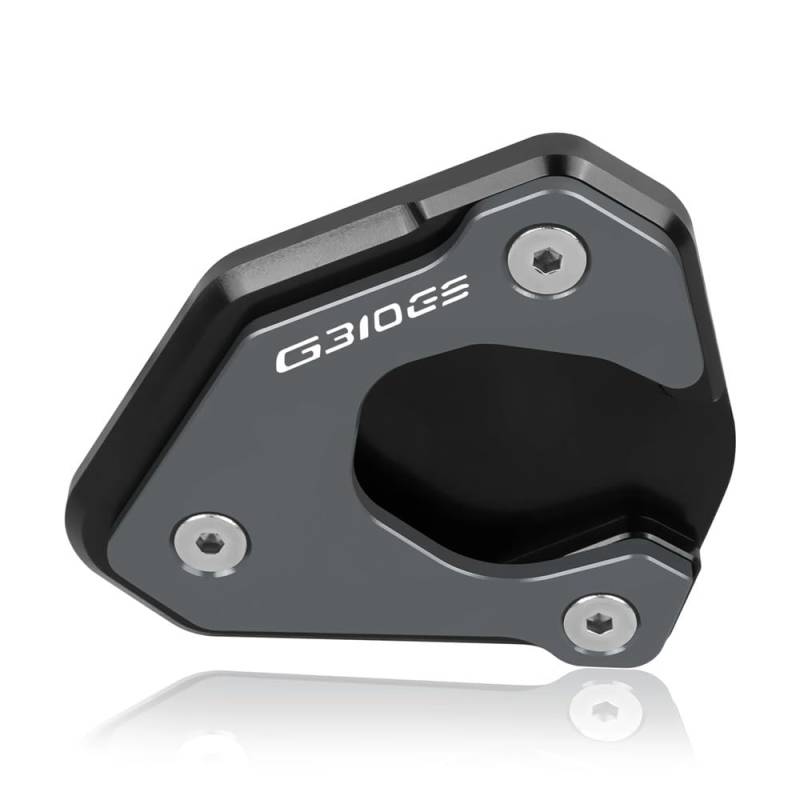 Motorrad SeitenstäNder Für G310GS G310 GS G 310 GS 2022 2023 Motorrad CNC Ständer Verlängerung Pad Fuß Seite Stand Platte(Grey-G310GS) von YINZO