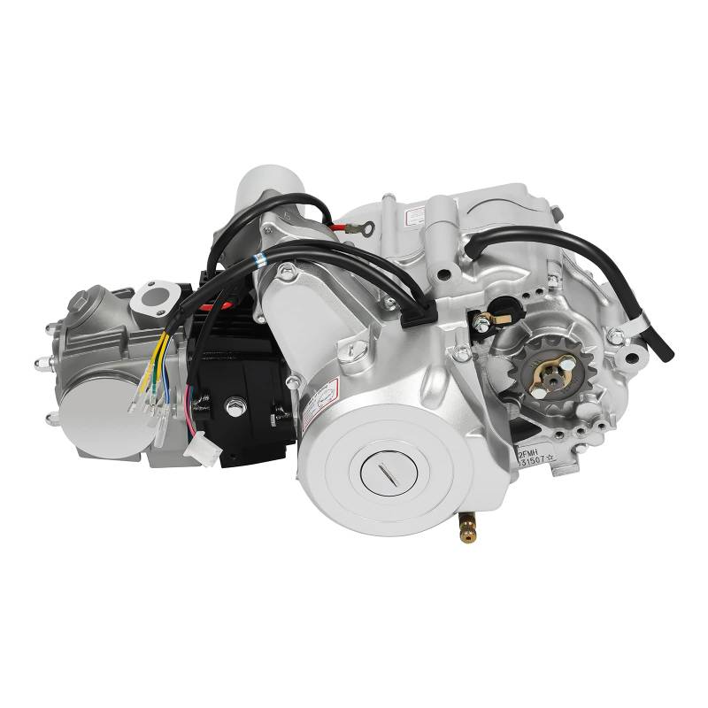125CC Motor 4 Takt Engine Motor Set für ATV Go-Kart Dirtbike Elektrisch Kick-Starter Einzylinder für Go Kart Quad Dirt Bike ATV von YISSALE