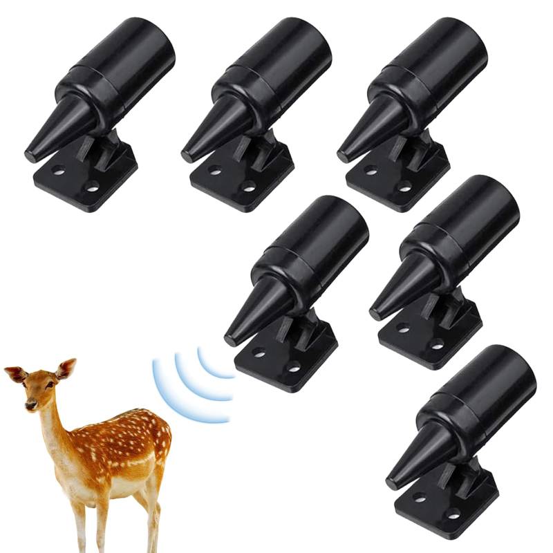 YIUWOD 6er-Pack Wildwarner FüR Auto - Elchpfeife - Deer Whistle - Ultraschall-Design, Dient Dazu,Tiere vor Sich NäHernden Tieren zu Warnen und Kollisionen zu Vermeiden von YIUWOD