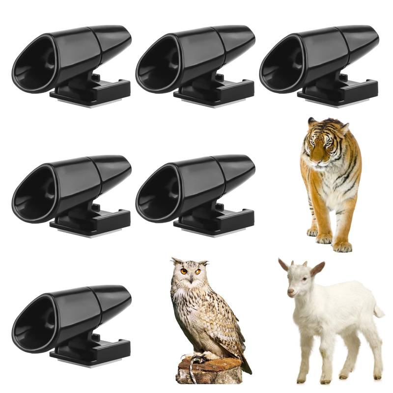 YIUWOD 6er-Pack Wildwarner FüR Auto - Elchpfeife - Deer Whistle - Ultraschall-Design, Dient Dazu,Tiere vor Sich NäHernden Tieren zu Warnen und Kollisionen zu Vermeiden von YIUWOD
