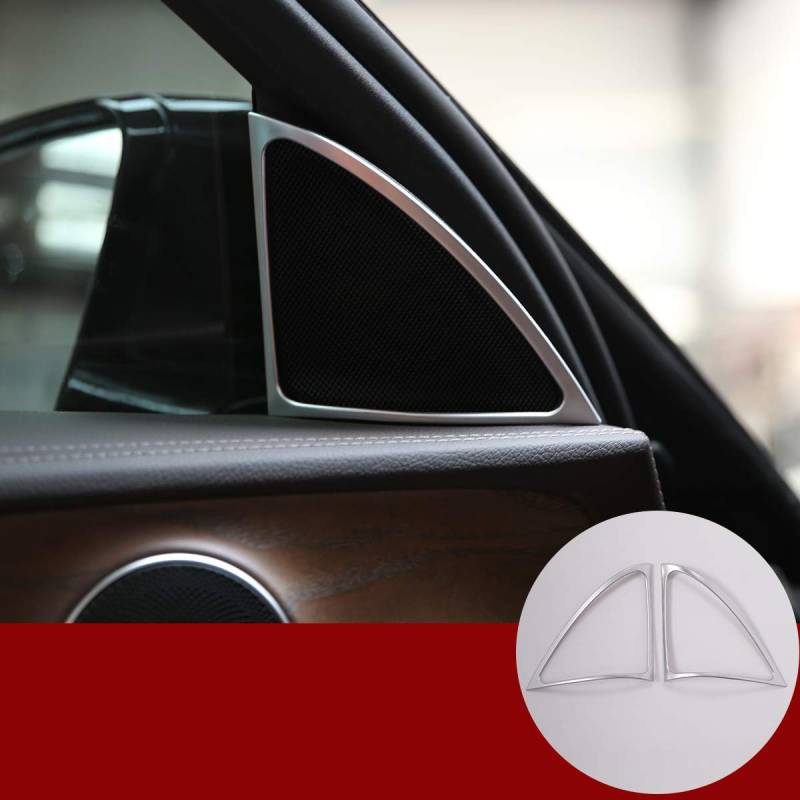 ABS Chrom Innenraum Zubehör Tür Lautsprecher Abdeckung Verkleidung 2 Stück für Benz E-Klasse W213 2016–2020 Autozubehör von YIWANG