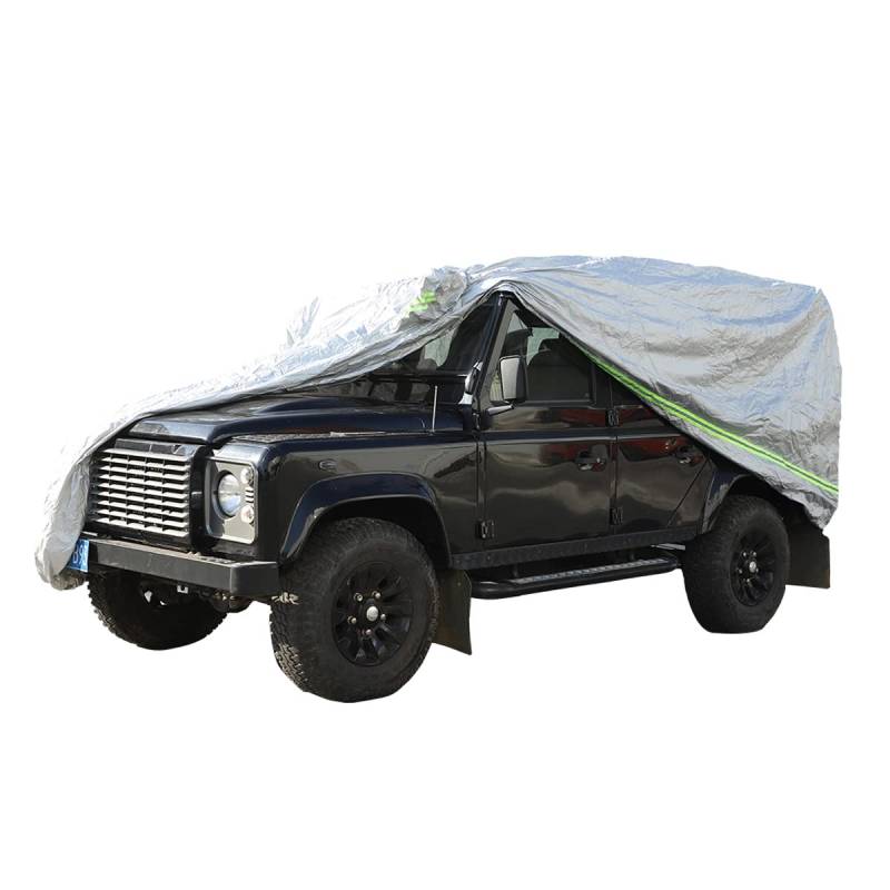Vollst ndige wasserdichte Autoabdeckung Regenfest Schneeschutz Wetterschutz für LR Defender 2004-2022 (für Defender 2004-2018) von YIWANG