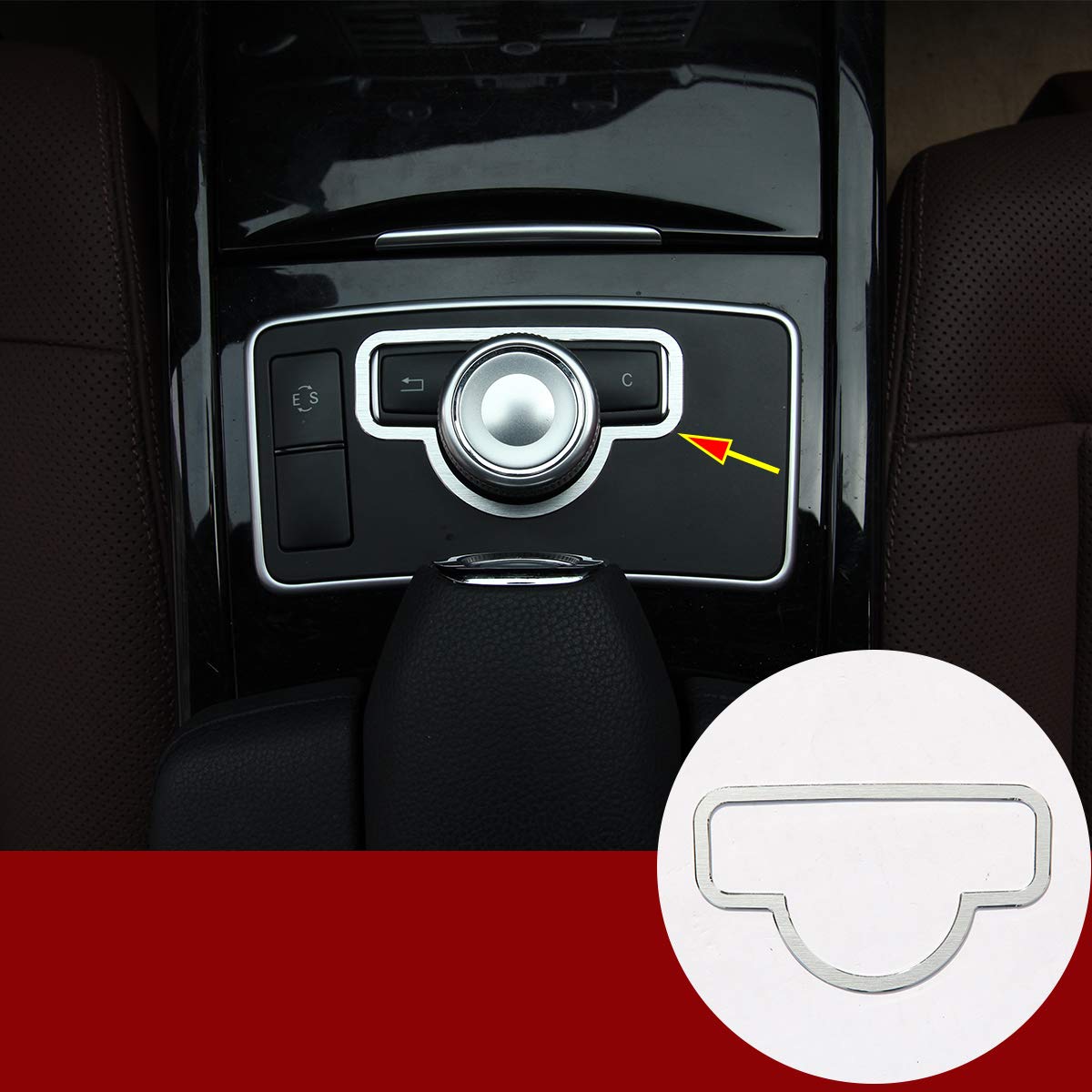 YIWANG Multimedia-Knopf aus Aluminiumlegierung für Benz C-Klasse W204 GLK X204 E-Klasse W212 Auto-Zubehör YIWANG Multimedia-Knopf aus Aluminiumlegierung für Benz C-Klasse W204 GLK X204 E-Klasse W212 Auto-Zubehör von YIWANG