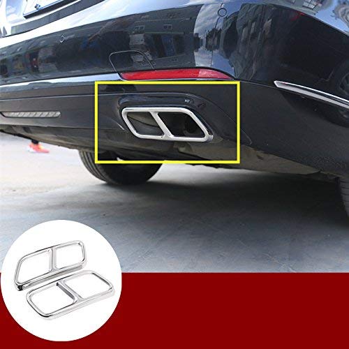 Yiwang Edelstahl Exterior zubehör auspuff auspuff auspuff Abdeckung 2 stücke für s klasse w221 w222 2010-2017 (Silber) Yiwang Edelstahl Exterior zubehör auspuff auspuff auspuff Abdeckung 2 stücke für s klasse w221 w222 2010-2017 (Silber) von YIWANG