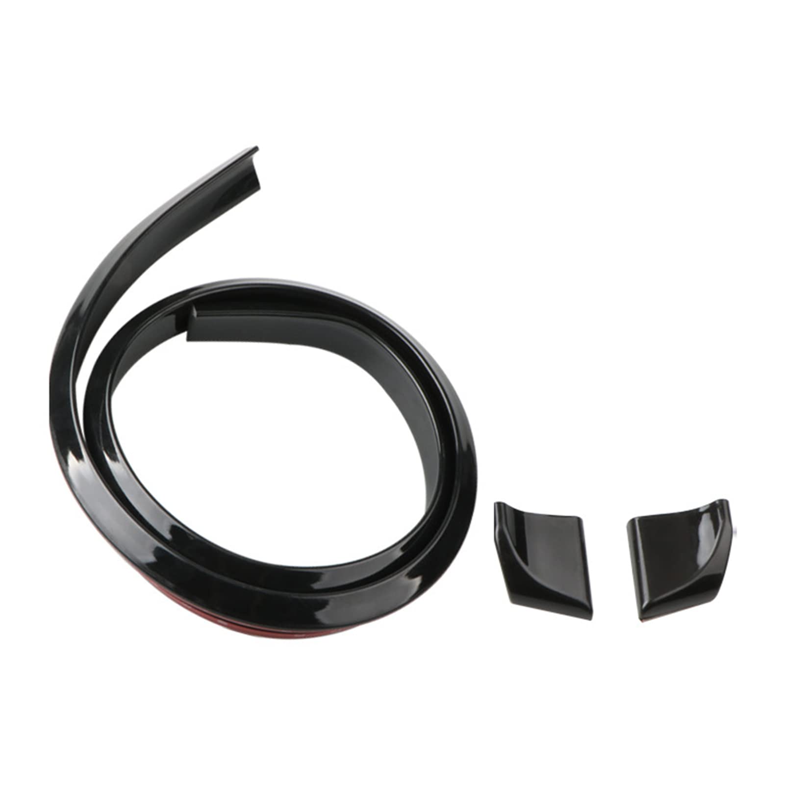 YIWEOG Universal Auto Heckspoiler Flügel Gummilippe Dachhecklippe Trim Kit Mattschwarz Kohlefaser Streifenleiste YIWEOG Universal Auto Heckspoiler Flügel Gummilippe Dachhecklippe Trim Kit Mattschwarz Kohlefaser Streifenleiste von YIWEOG