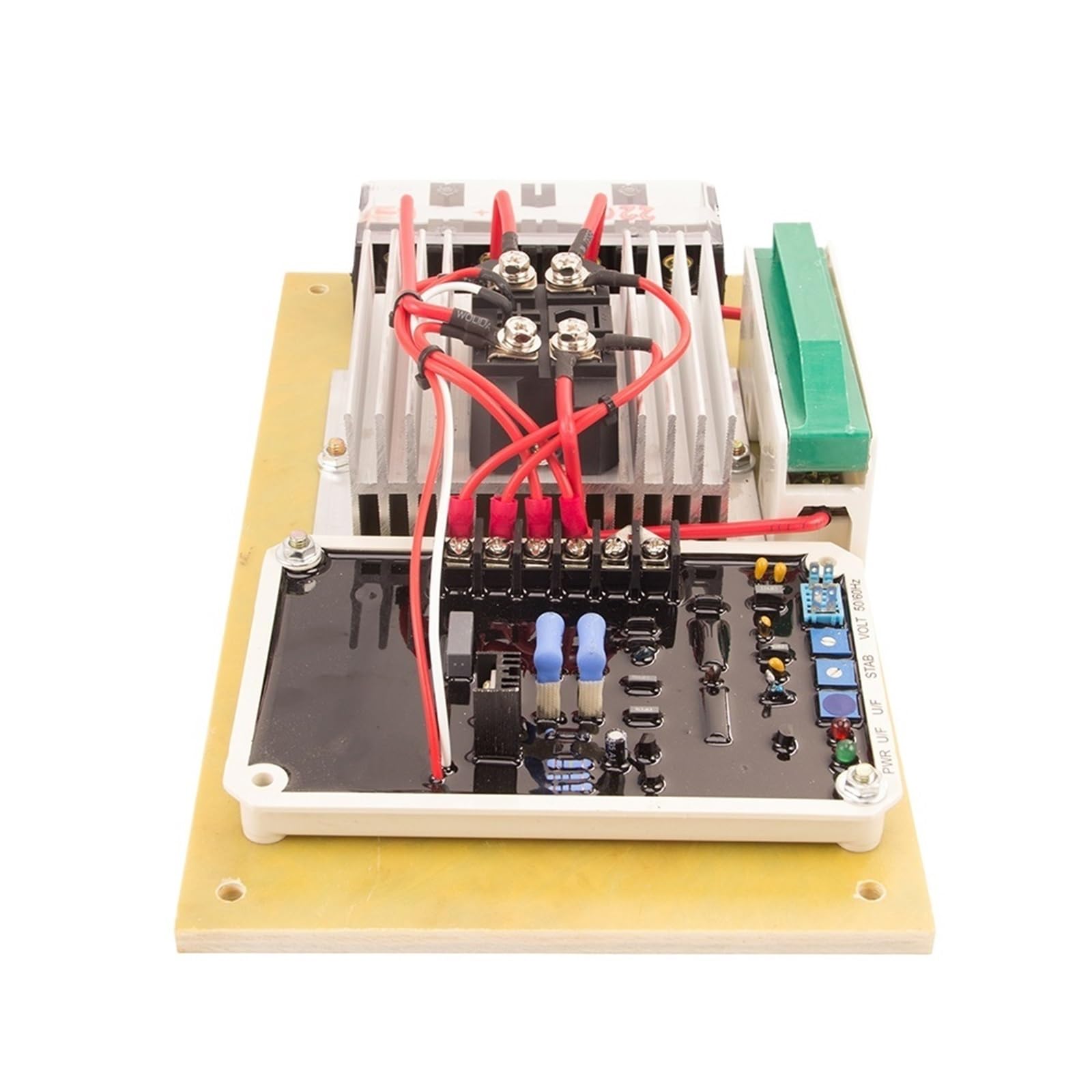 GAVR-75A 220 V Automatischer Spannungsregler, Bürstengenerator, Automatischer Spannungsregler, Erregungsstabilisatormodul mit Gleichrichter, einphasig, 75 A, Teile GAVR-75A 220 V Automatischer Spannungsregler, Bürstengenerator, Automatischer Spannungsregler, Erregungsstabilisatormodul mit Gleichrichter, einphasig, 75 A, Teile von YJCUCVL