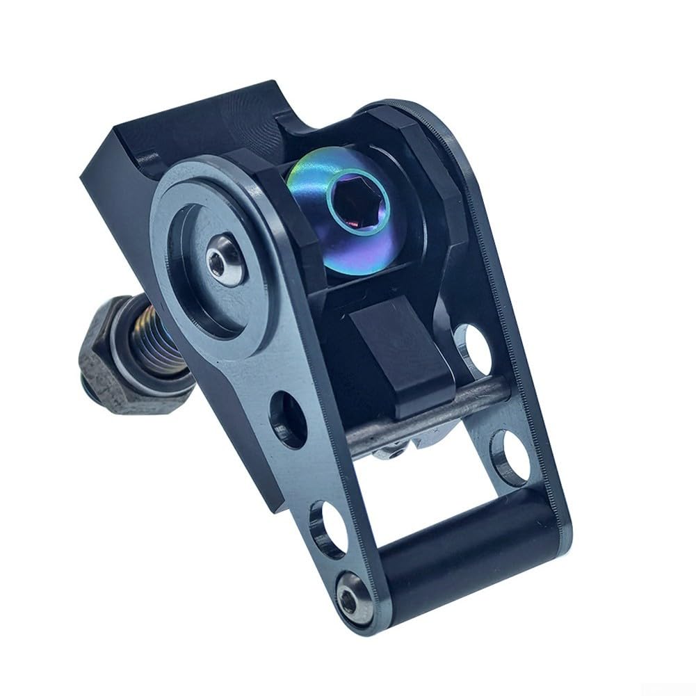 Für Brompton-Serie, kompatibel, leicht, zusammenklappbar, mit sicherem Schnellverschluss-C-Schnallen-Mechanismus (Schwarz/Grau) von YJDOORPLAY