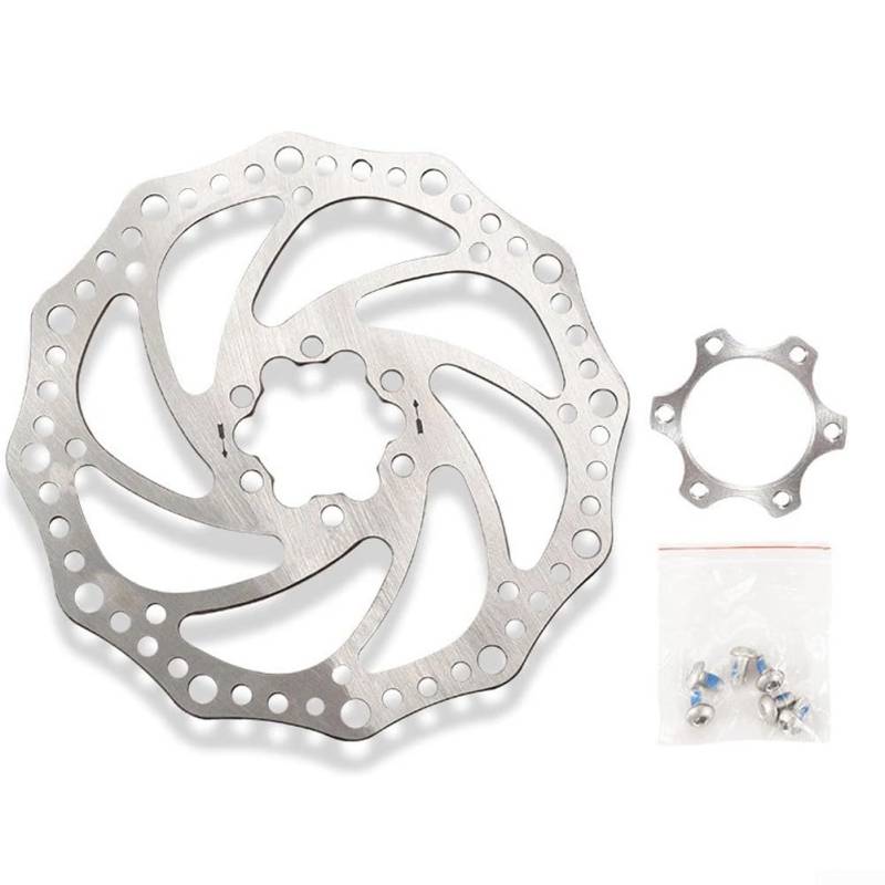 MTB & Road kompatible 160 mm Scheibenbremse für Set mit 6-Loch-Flanschadapter (Adapter) von YJDOORPLAY