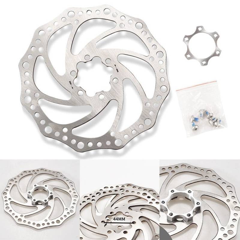 MTB & Road kompatible 160 mm Scheibenbremse für Set mit 6-Loch-Flanschadapter (mit Schraube) von YJDOORPLAY