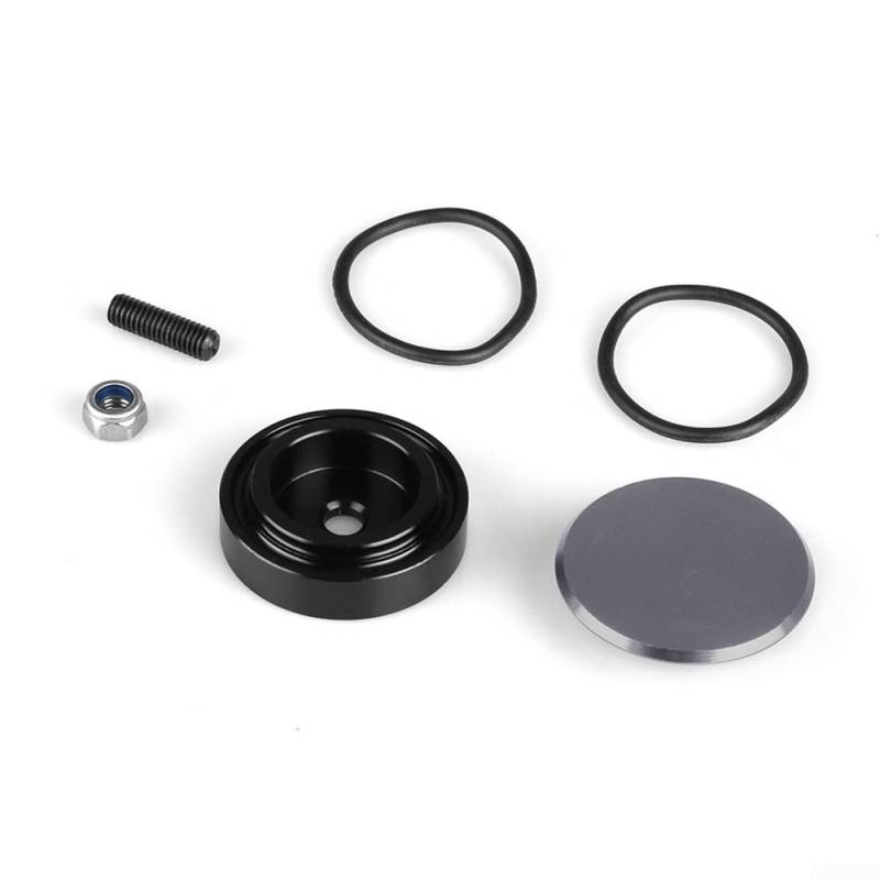 Ordnen Sie den Look Ihres Fahrzeugs mit diesem robusten Aluminium-Heckscheibenwischer-Block-Off-Kappe, kompatibel mit Set Up (grau) von YJDOORPLAY