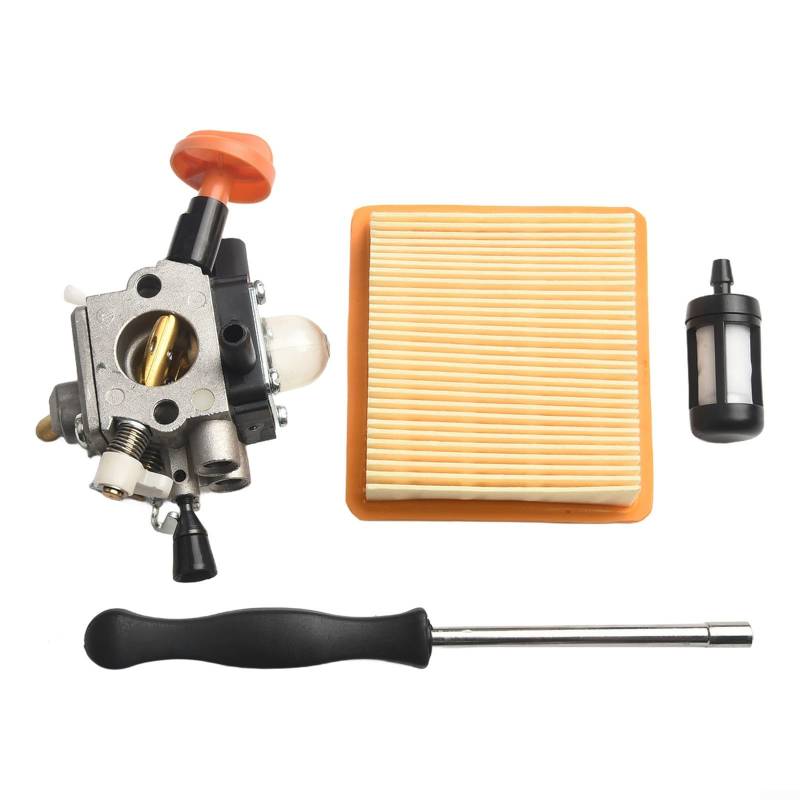 Vergaser-Ersatz-Set für FS89, FS91, FS111, FS131, HT102, HT103, sorgt für effiziente Motorleistung mit Komplett-Set von YJDOORPLAY