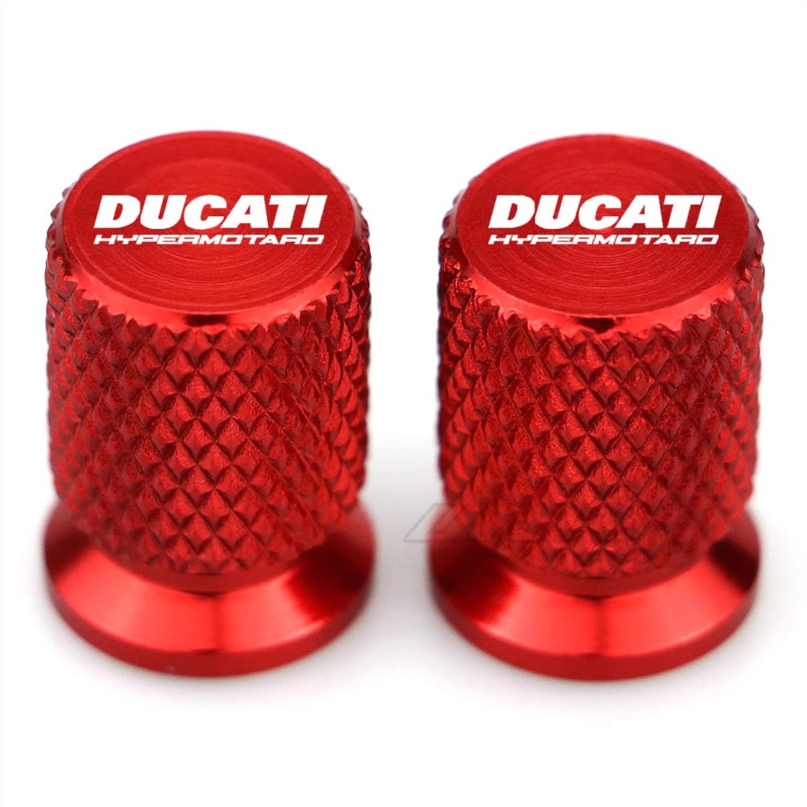 Ventildeckel für Motorradreifen Für Ducati Hypermotard 950 939 821 796 SP 1100 2007-2020 CNC Aluminium Reifenventil Air Port Abdeckkappe Motorradzubehör (Farbe : Rot) von YJHB