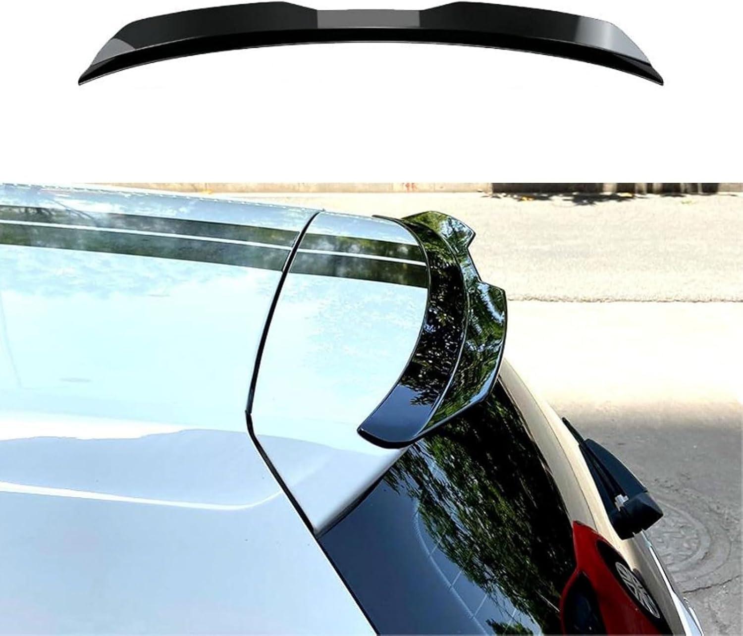 Auto Heckspoiler für BMW Serie 2 Series 2er F44 2er Gran Coupé 2020-2024 2025, Kratzfest Dachspoilerflügel Lippe Hinten Spoiler Wing Flügel Lippe Zubehör,A-Black Auto Heckspoiler für BMW Serie 2 Series 2er F44 2er Gran Coupé 2020-2024 2025, Kratzfest Dachspoilerflügel Lippe Hinten Spoiler Wing Flügel Lippe Zubehör,A-Black von YJPHR