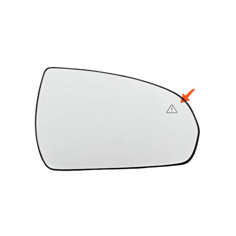 Außenspiegelglas-Ersatz für HYUNDAI HB20 2019- Heated BSD, Außenspiegel Ersatzspiegelglas Rückspiegelglas Seitenspiegelglas Türspiegelglas Auto,Right von YJTYC