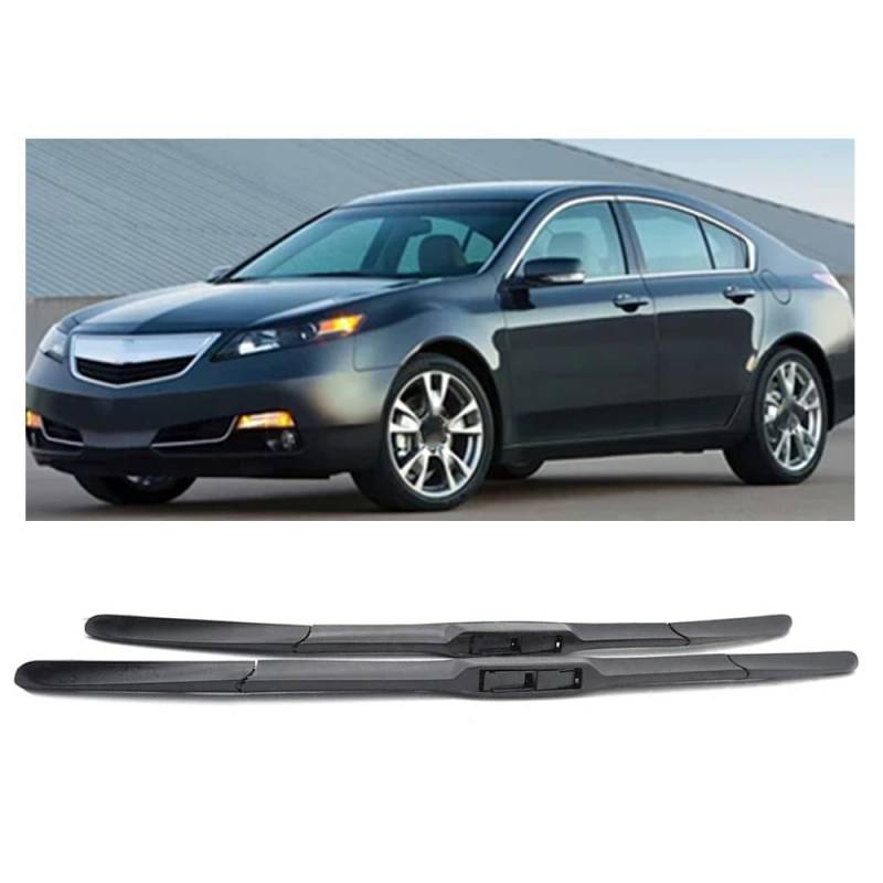 Auto Scheibenwischer für Acura TL UA6 UA7 UA8 UA9 2004-2013 26"+19", Frontwischerblätter Windschutzscheibe Leiser Wischerarm Wischerblatt Scheibenreiniger von YJTYC